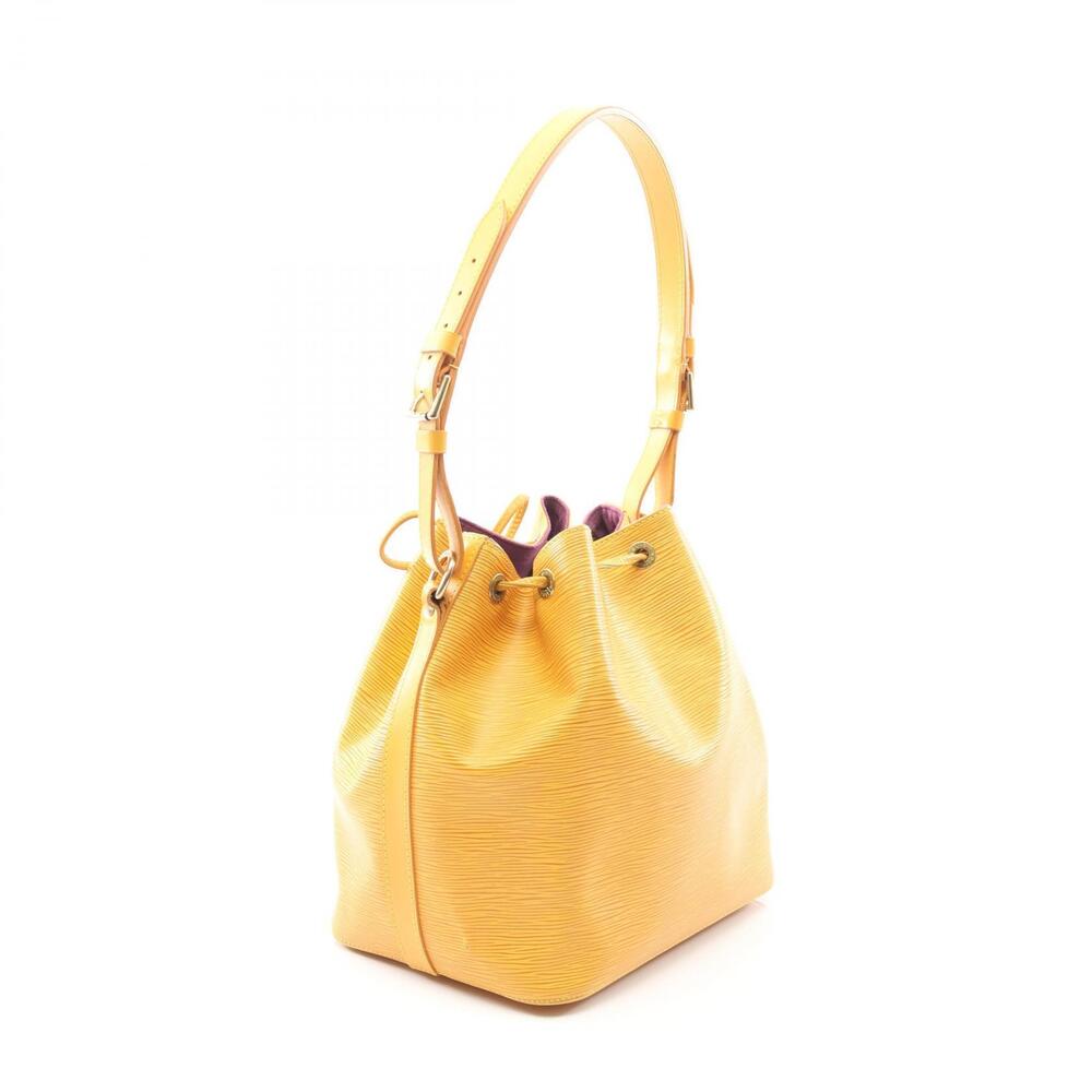 Louis Vuitton Bag Leather Yellow Epi Shoulder Noe Bucket